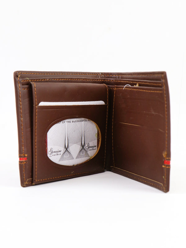 Cut Price Syn-Leather Wallet R Line Light Brown