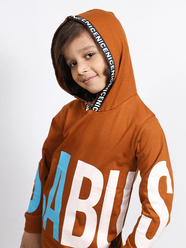 Hooded t shirt boys hot sale