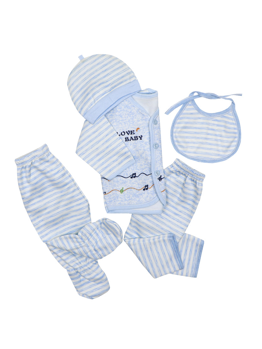 Newborn Suit 5Pc Set 0 Mth - 4 Mths Love Baby