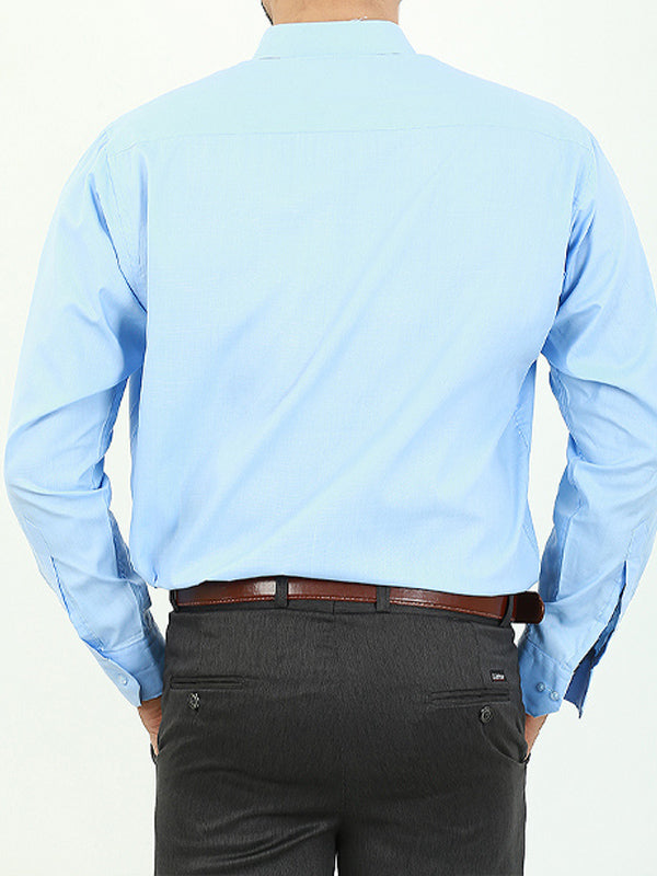 Men's Formal Dress Shirt Plain Sky Blue