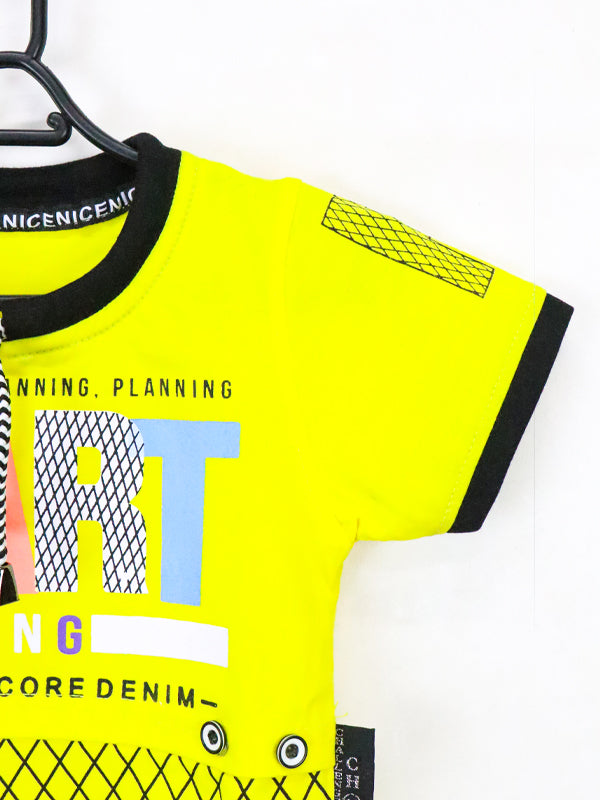 ATT Boys T-Shirt 1.5 Yrs - 3.5 Yrs Start Yellow