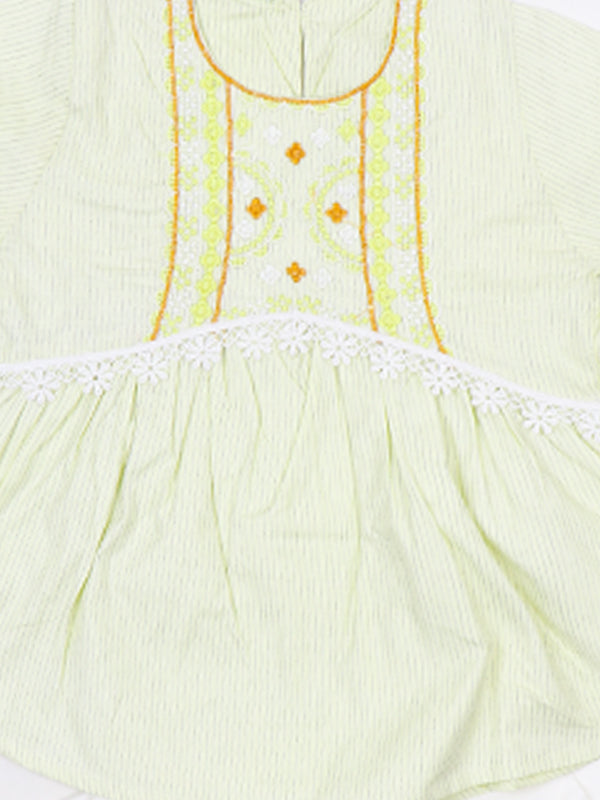 ZG Girls Suit 1Yr - 4Yrs Design Light Yellow