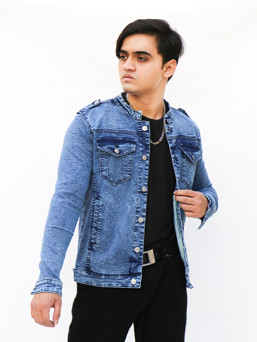 Denim jacket clearance for men price