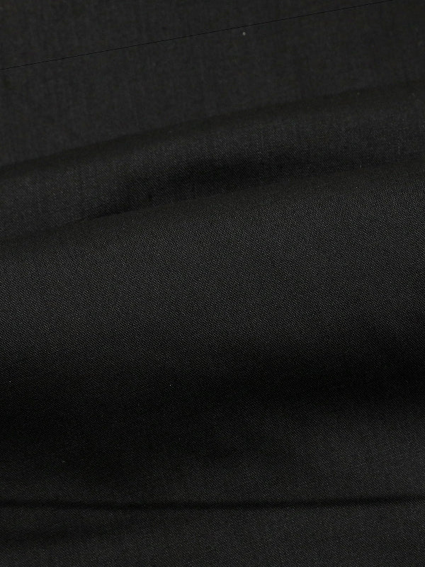 Men's Unstitched Kameez Shalwar Fabric Plain Black MUF48