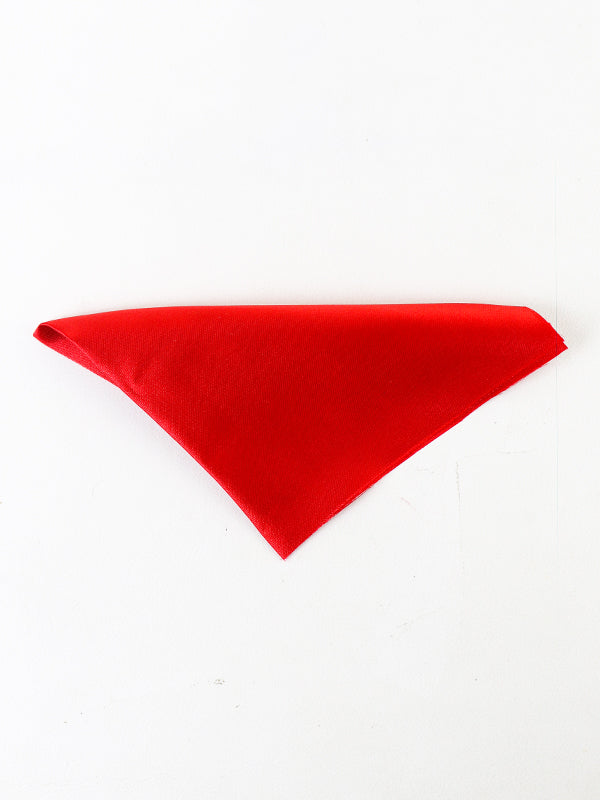 Plain Pocket Square for Men's Red
