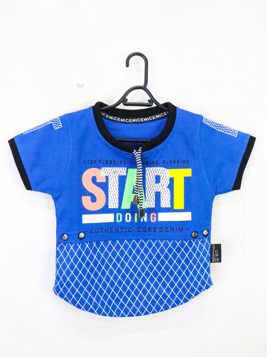 ATT Boys T-Shirt 1.5 Yrs - 3.5 Yrs Start Blue