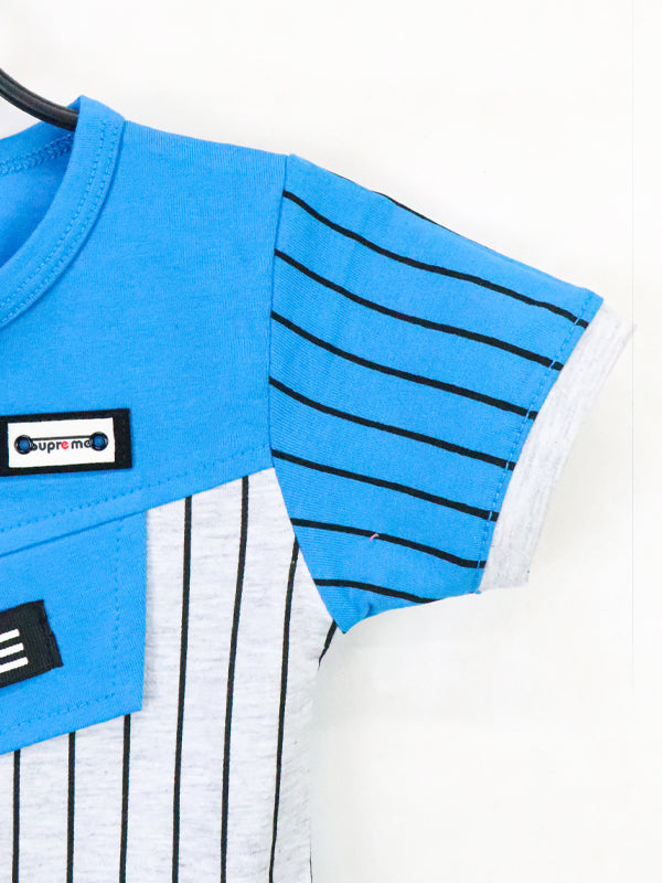 ATT Boys T-Shirt 1.5 Yrs - 3.5 Yrs B9 Blue