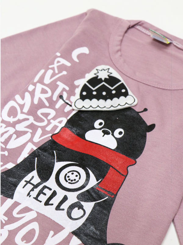 AG Kids Full Sleeve Suit 1Yr - 4Yrs Hello