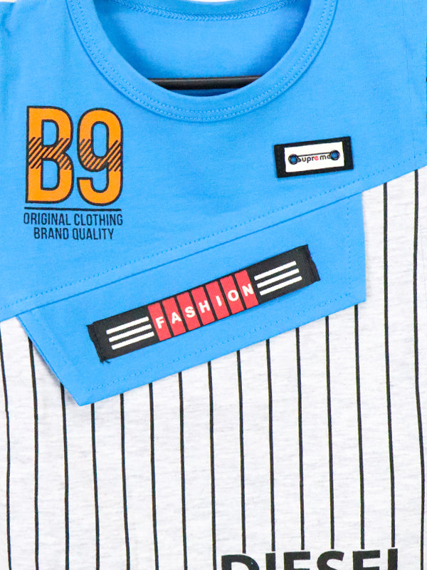 ATT Boys T-Shirt 1.5 Yrs - 3.5 Yrs B9 Blue