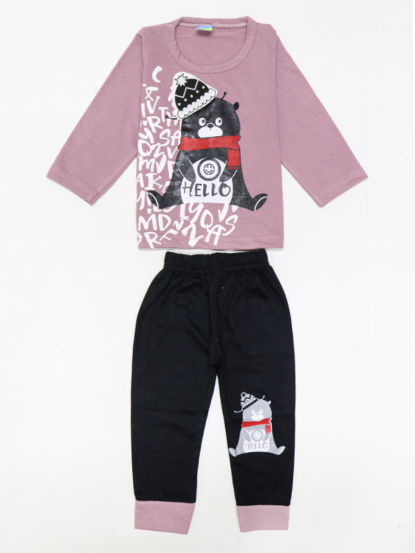 AG Kids Full Sleeve Suit 1Yr - 4Yrs Hello