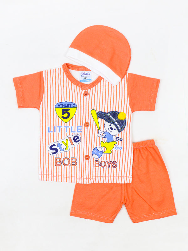 HG Newborn Baba Suit 0Mth - 3Mth Little Style Peach
