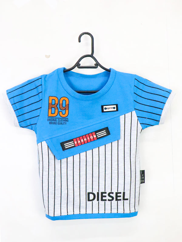 ATT Boys T-Shirt 1.5 Yrs - 3.5 Yrs B9 Blue