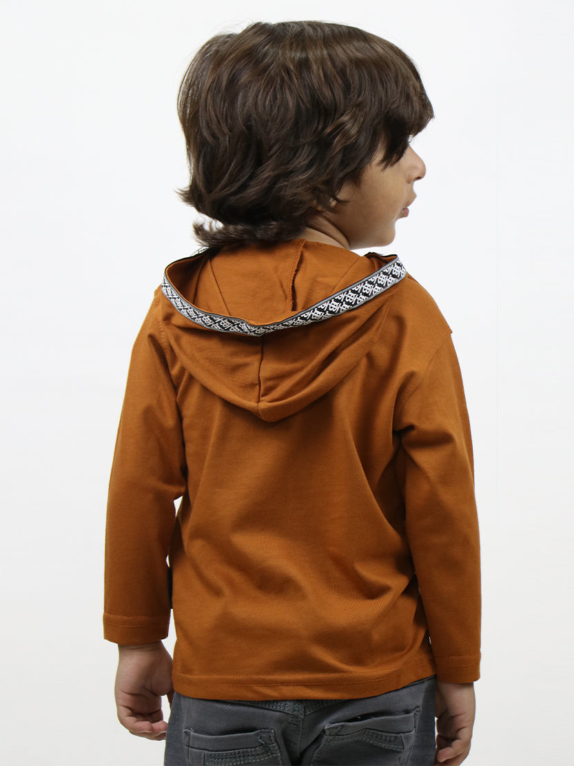 ATT Boys Hooded T-Shirt 1.5 Yrs - 3.5 Yrs BRKLYN