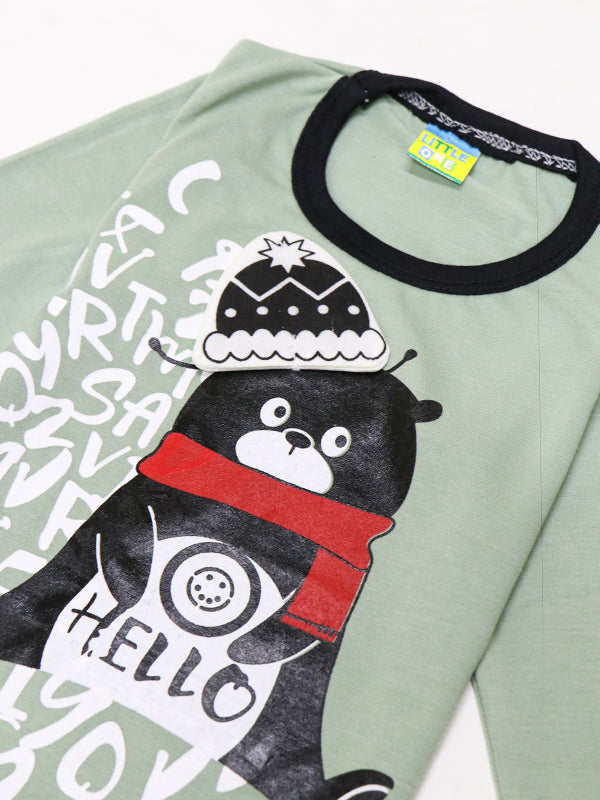 AG Kids Full Sleeve Suit 1Yr - 4Yrs Hello