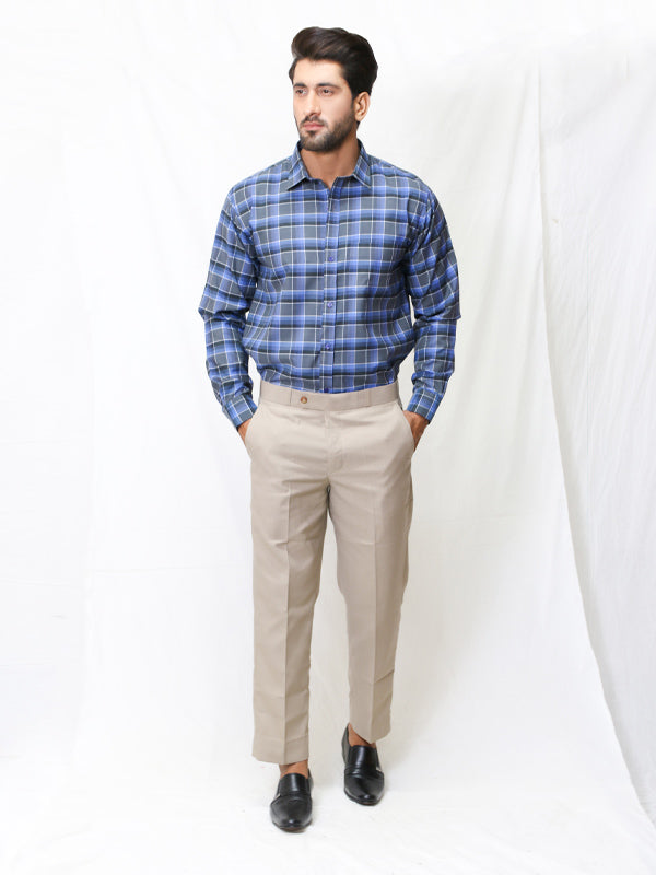 MWF18 Men's Wrinkle-Free 100% Cotton Trouser Beige