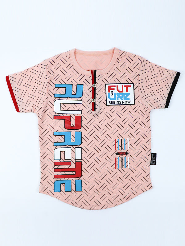 ATT Boys T-Shirt 2 Yrs - 10 Yrs Printed Futurz