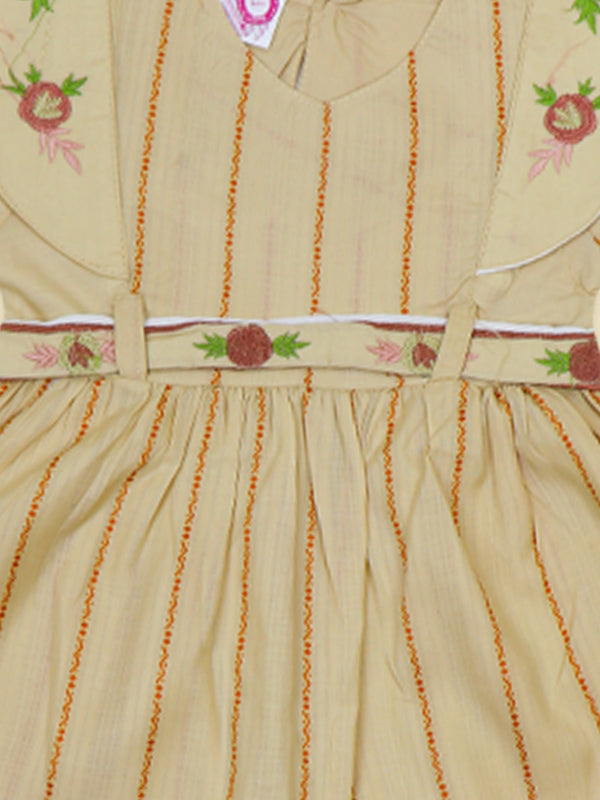 ZG Girls Suit 1Yr - 4Yrs Line Design Yellow