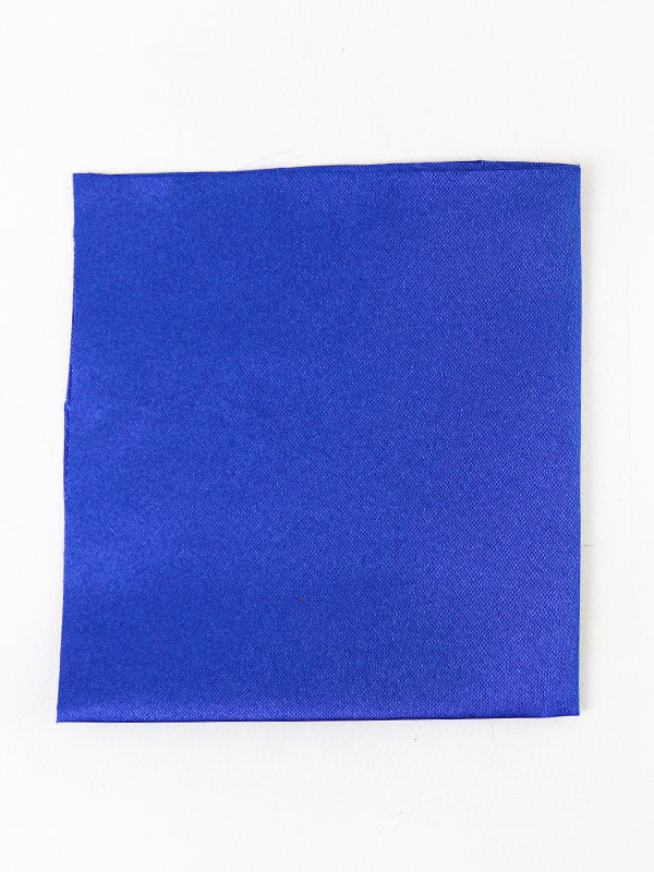 Plain Pocket Square for Men's Royal Blue