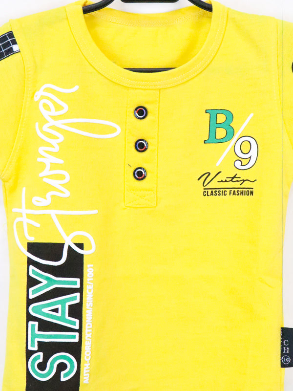 ATT Boys T-Shirt 1.5 Yrs - 3.5 Yrs ST Yellow