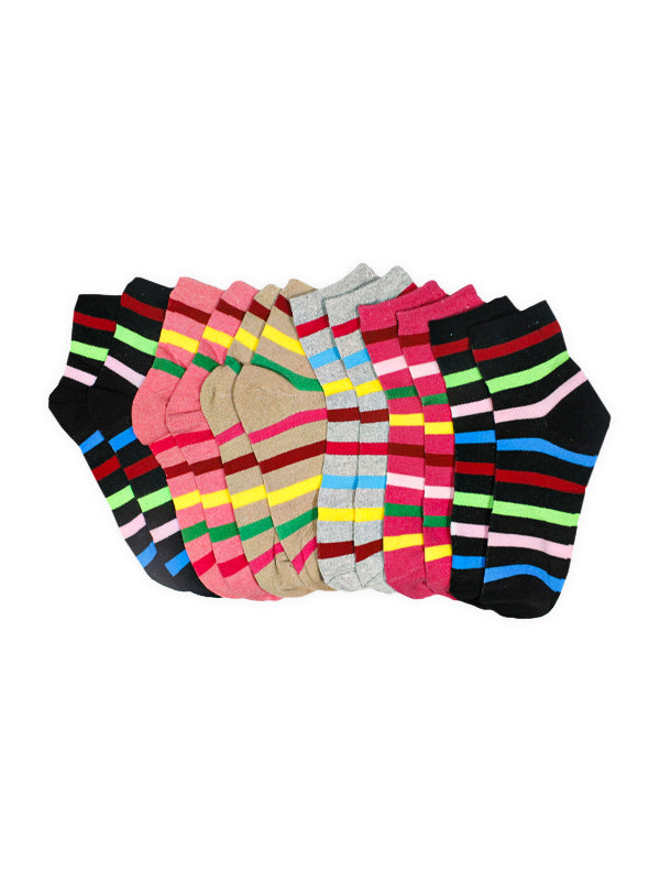 Pack of 6 Cotton Socks For Women Multicolor & Multidesign
