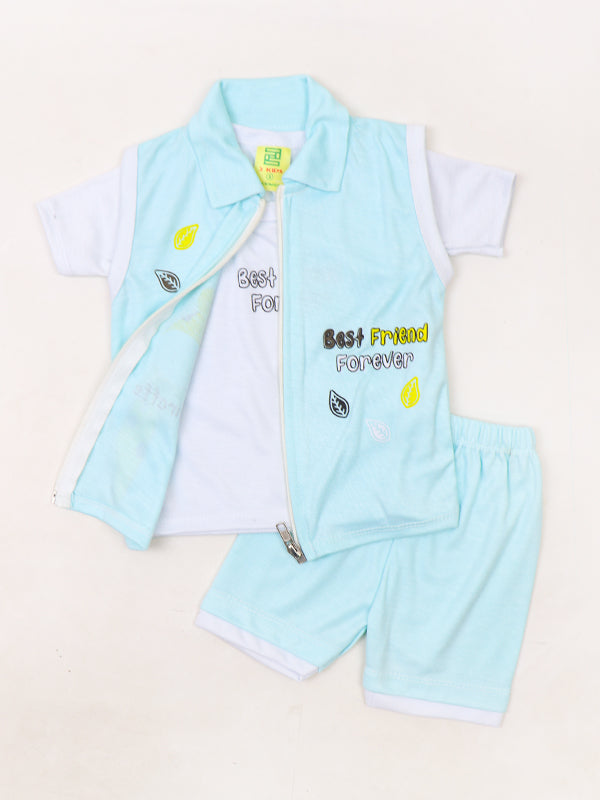 HG Newborn Baby Suit 3Mths - 9Mths Giraffe Sky Blue