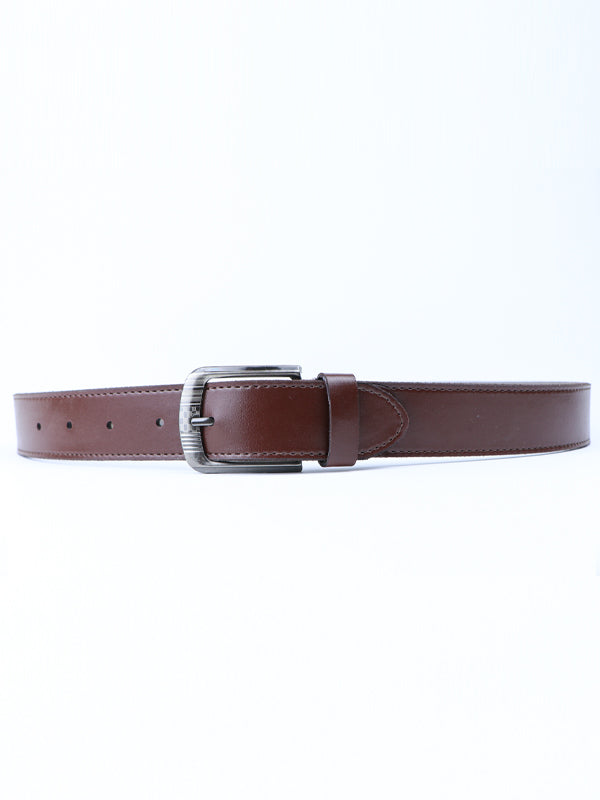 Flex Faux Leather Belt for Men RF Brown