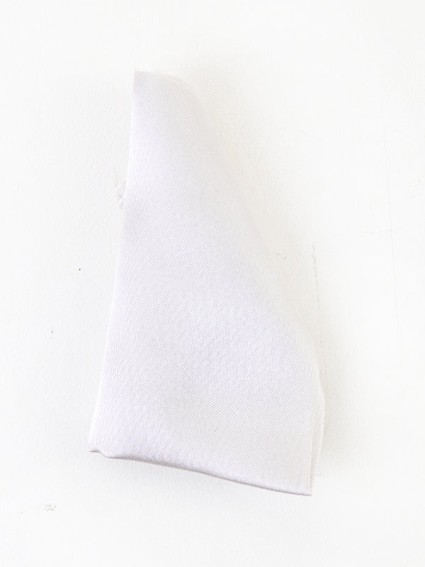 Plain Pocket Square for Men's White