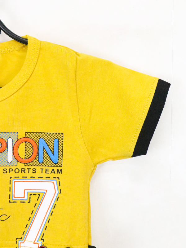 ATT Boys T-Shirt 1.5 Yrs - 3.5 Yrs Champion Yellow