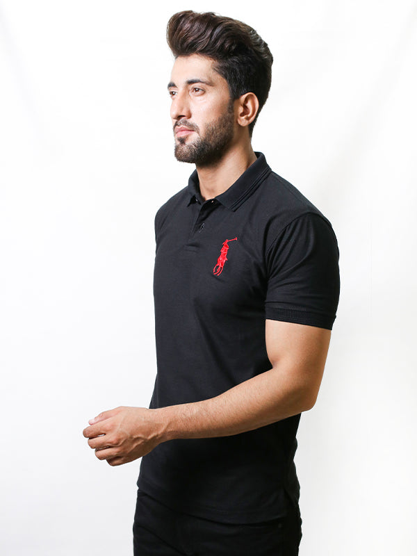 Men's Basic Polo T-Shirt Black