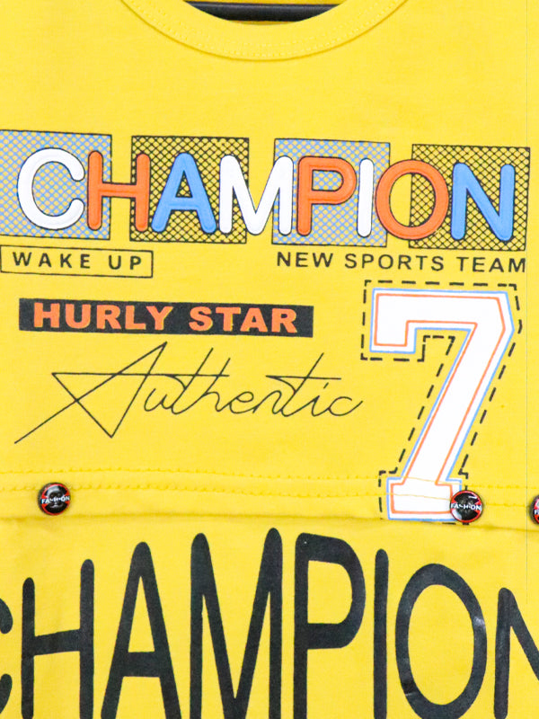 ATT Boys T-Shirt 1.5 Yrs - 3.5 Yrs Champion Yellow