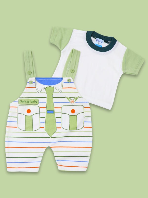 HG Newborn Romper 0Mth - 3Mth Galaxy Baby Light Green