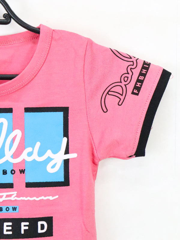 ATT Boys T-Shirt 1.5 Yrs - 3.5 Yrs DLY Pink