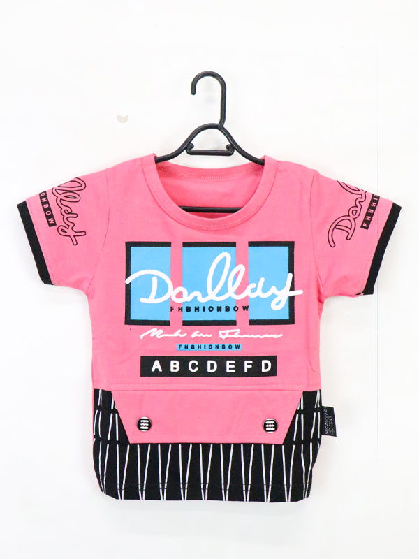 ATT Boys T-Shirt 1.5 Yrs - 3.5 Yrs DLY Pink