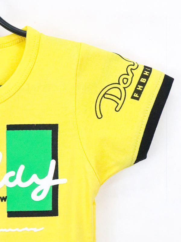 ATT Boys T-Shirt 1.5 Yrs - 3.5 Yrs DLY Yellow