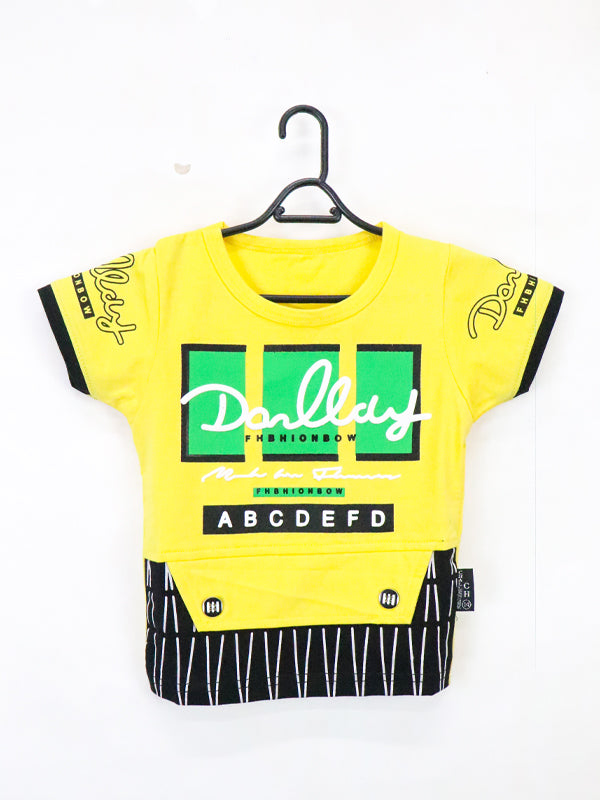 ATT Boys T-Shirt 1.5 Yrs - 3.5 Yrs DLY Yellow