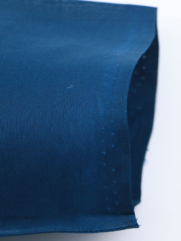 Blue 100% Cotton Magsi Collar Kurta for Men
