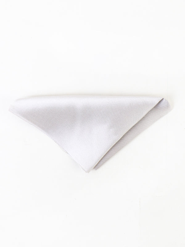 Plain Pocket Square for Men's White