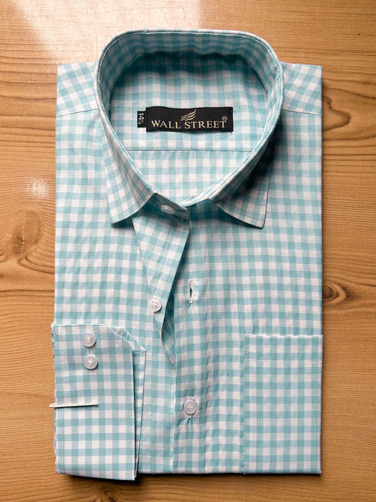 MFS669 LG Checks Formal Dress Shirt For Men