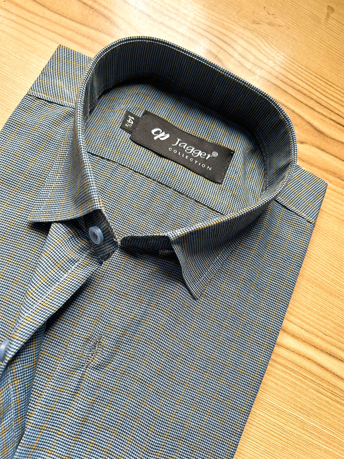 MFS696 Men's Formal Dress Shirt B Checks