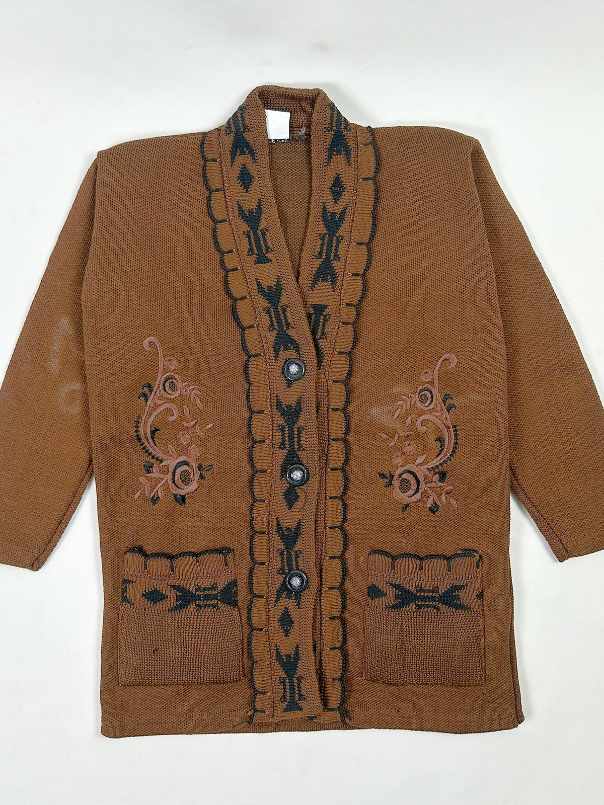 5Yrs - 7Yrs Brown Sweater For Girls GS07