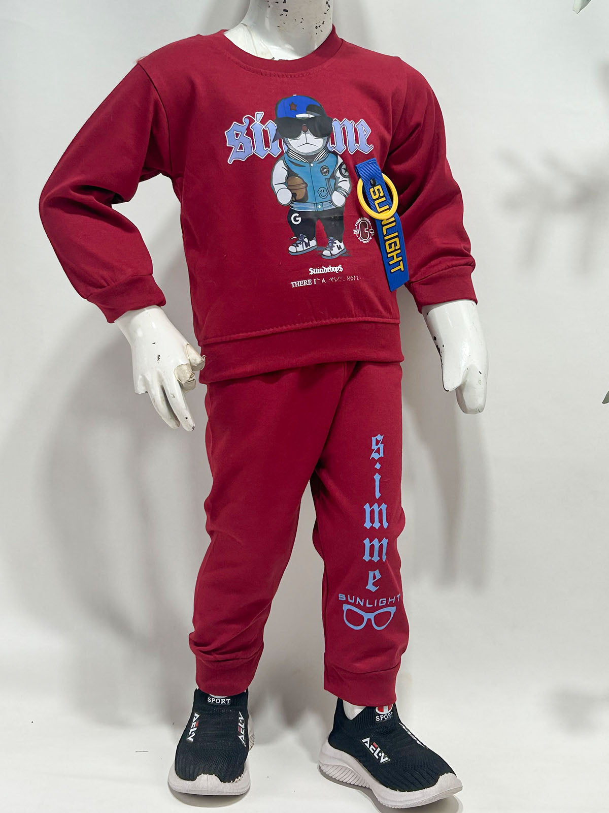 1Yr - 4Yrs Red Suit For Kids BS777