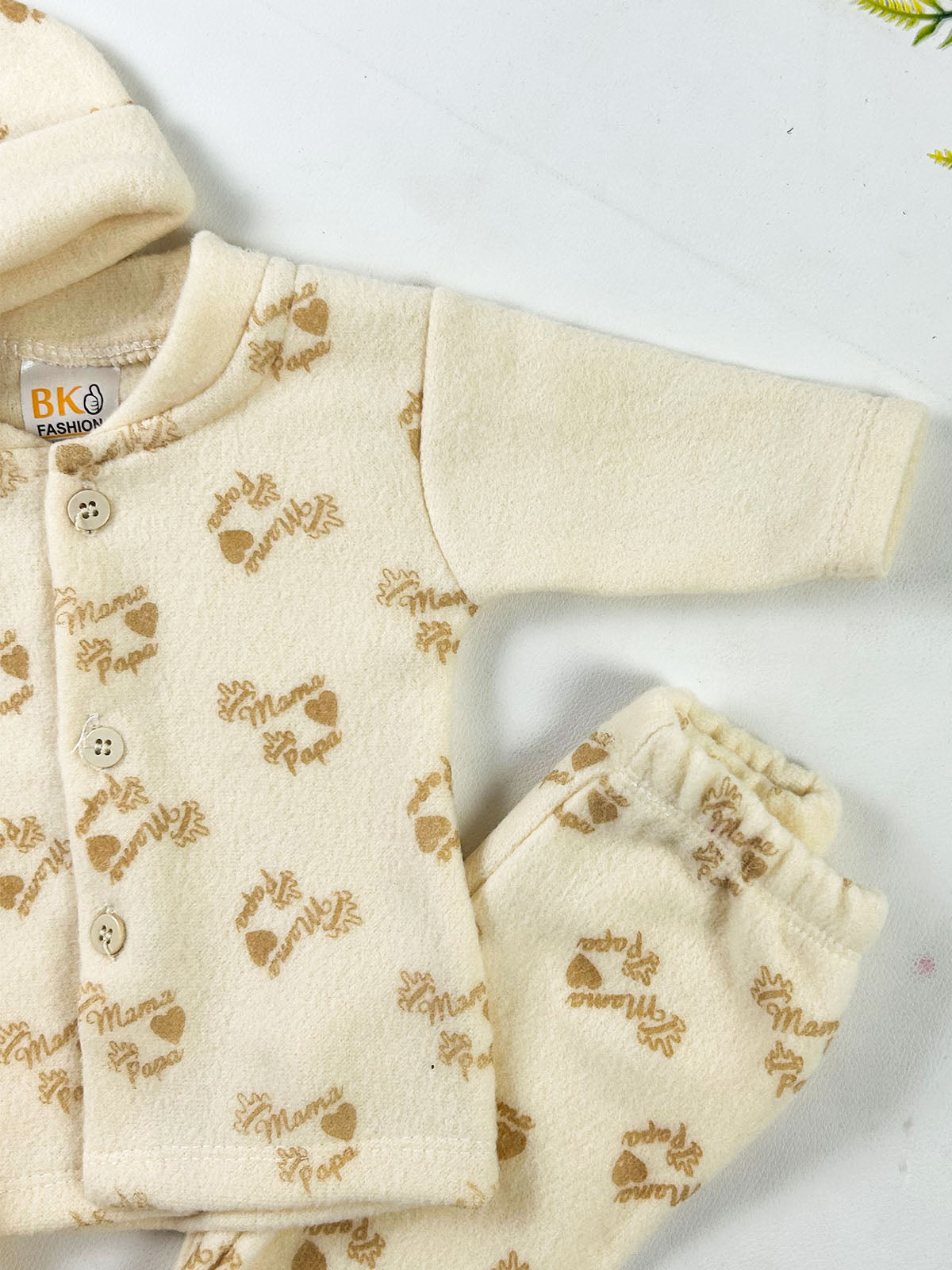 0Mth - 3Mth MP Fawn 5Pcs Fleece Gift Set For Newborn NBGS402