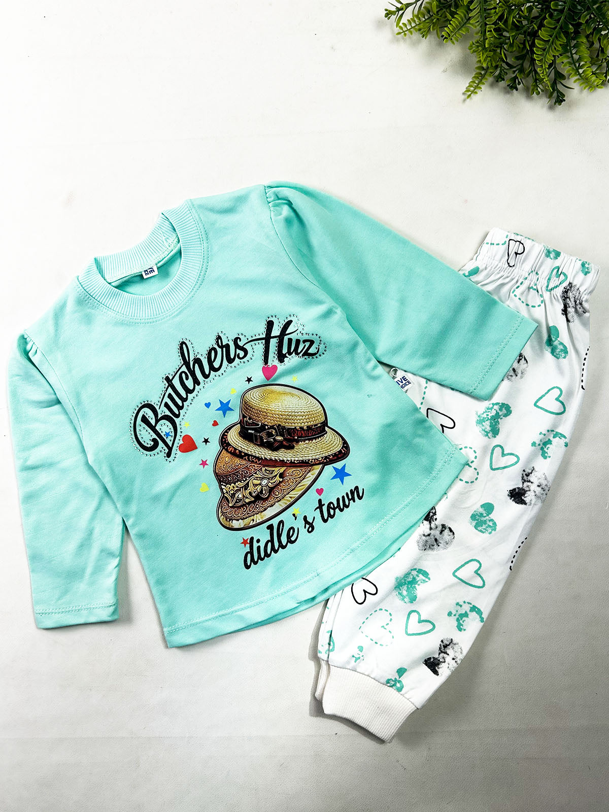 1Yr - 4Yrs BH Mint Green Suit For Girls GS610