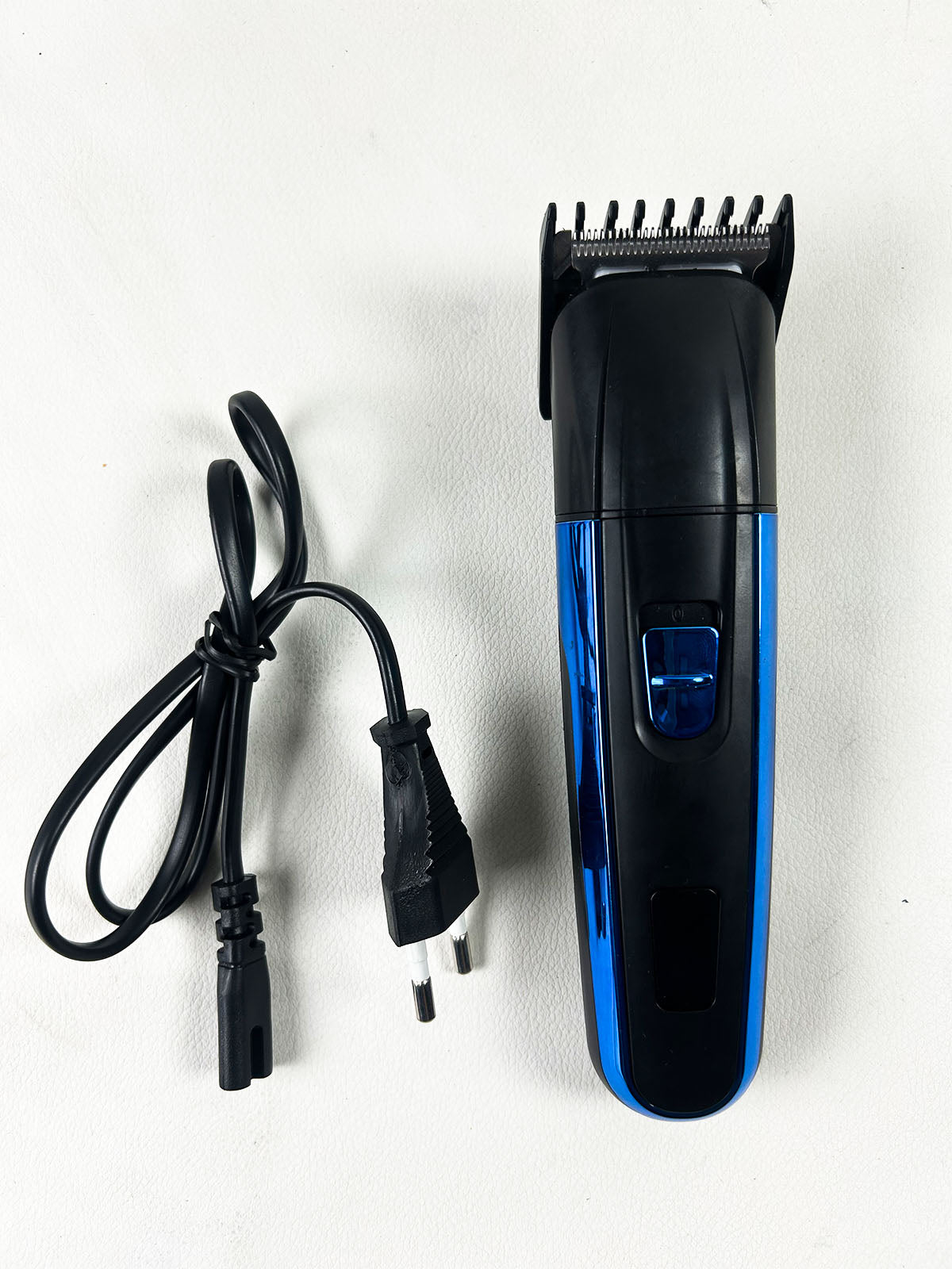 Kemei KM-6332 Rechargeable Electric Hair Clipper & Multi-Grooming Trimmer For Men – Black & Blue
