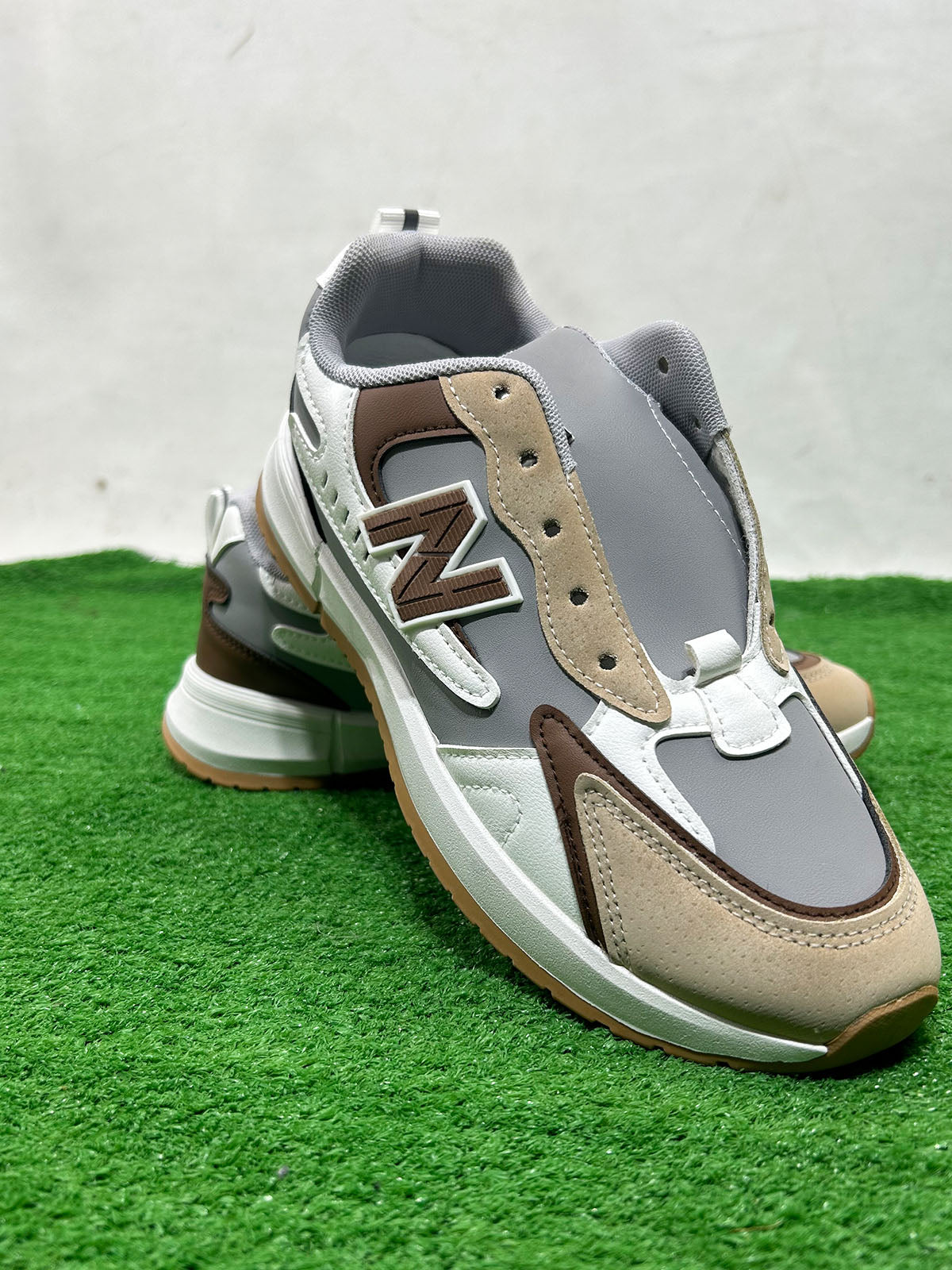 Light Brown Casual Sneakers For Men MJS216