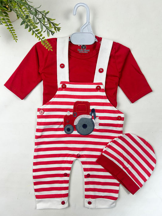 0Mth - 3Mth Red Romper For Newborn NBR171
