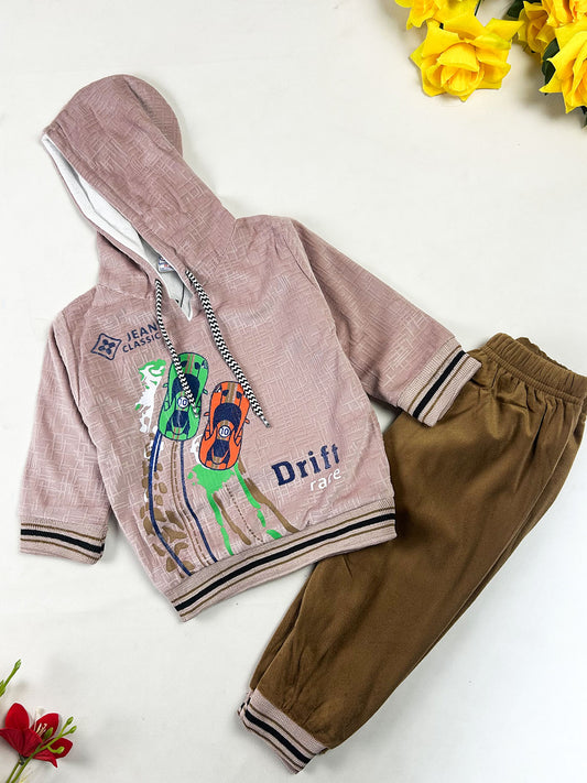 2Yrs - 5Yrs Drift Light Peach Suit For Kids BS811