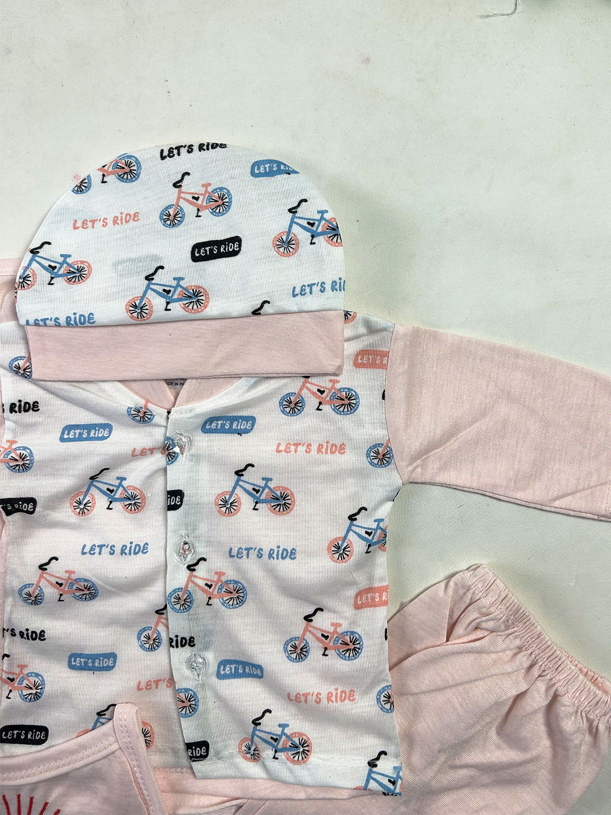 0Mth - 3Mth Ride Pink 5Pcs Gift Set For Newborn NBGS430