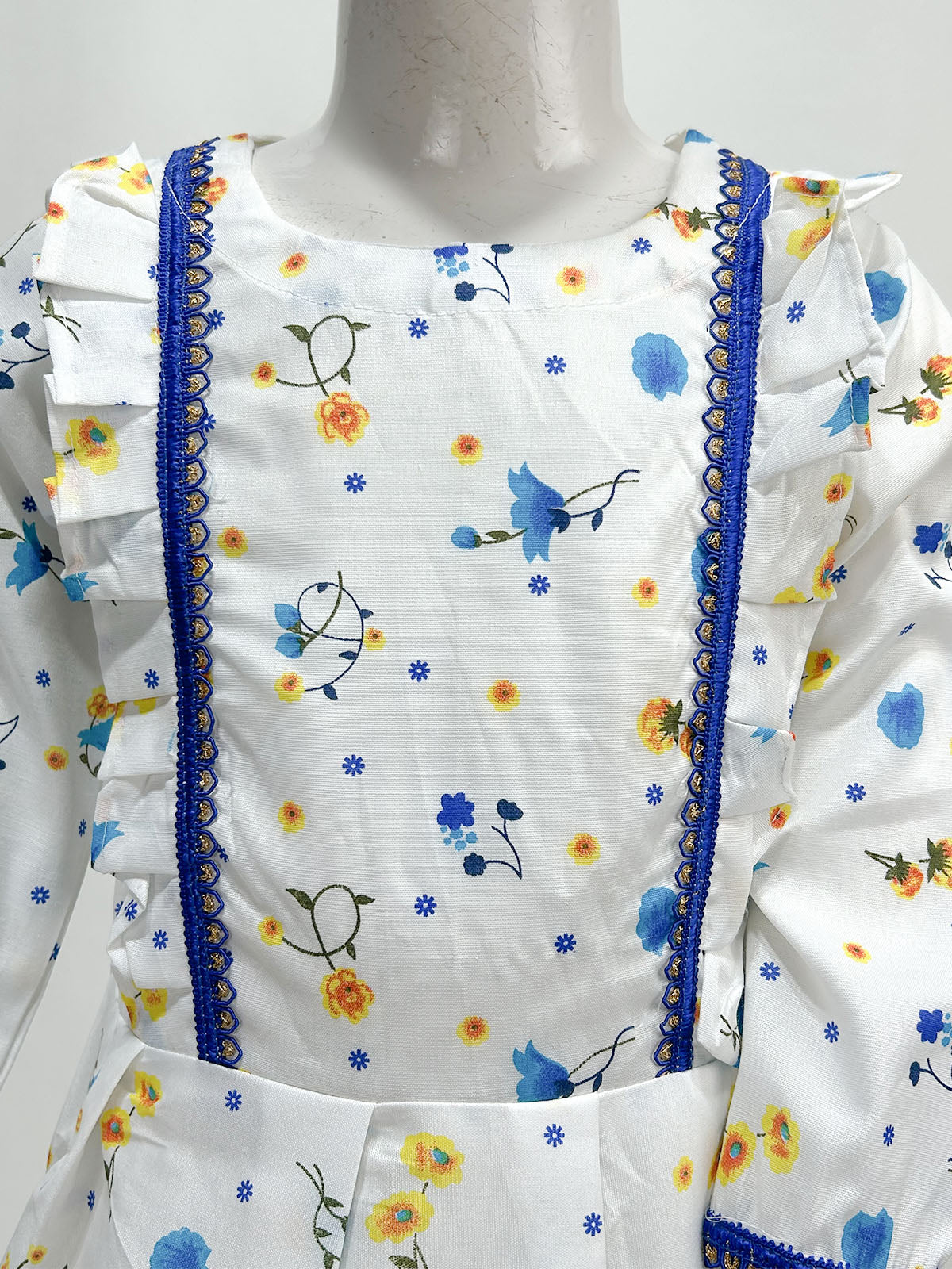 5Yrs - 9Yrs Blue Frock For Girls GF61