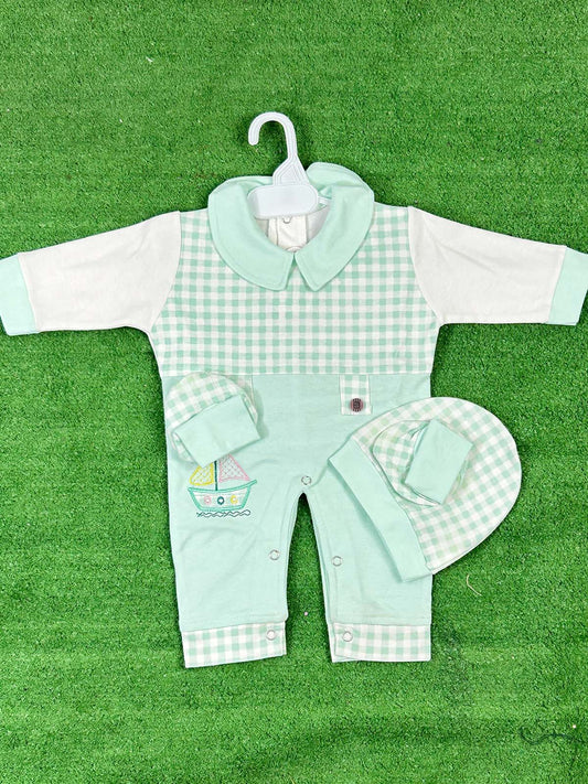 0Mth - 3Mth Ship Ferozi Romper For Newborn ZG NBR90